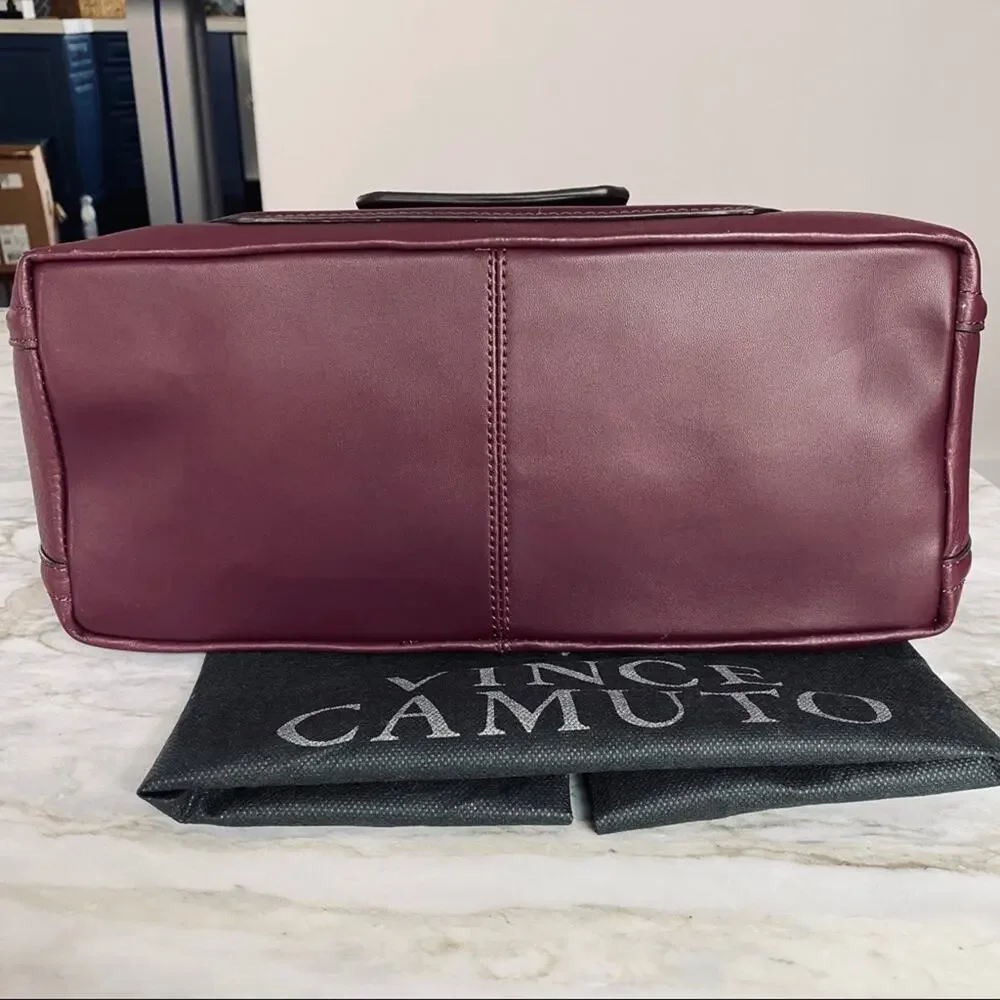 VINCE CAMUTO Jess Satchel in Burgundy